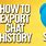 Export Skype Chat History
