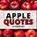 Fall Apple Quotes