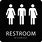 Female Gender Bathroom Sign
