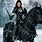 Female Warrior Riding Horse