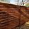 Fence with Horizontal Boards
