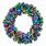 Fiber Optic Christmas Wreath