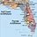Florida Coast Beaches Map