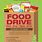 Food Drive Banner