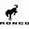 Ford Bronco Logo Decal
