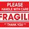 Fragile Labels Print Free
