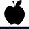 Free Apple SVG Silhouette