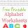 Free Printable ABC Worksheets