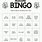 Free Printable Reading Bingo