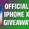 Free iPhone X Giveaway