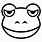 Frog Face Vector
