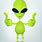 Funny Alien Vector