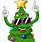 Funny Cartoon Christmas Tree