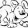 Funny Dog Clip Art Black and White