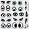 Funny Eyes Stickers