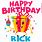 Funny Happy Birthday Rick