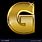 G Gold Font