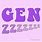 Gen Z Purple