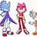 Genderbent Sonic Characters