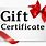 Gift Certificate Icon