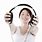 Girl with Headphones PNG