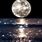 Glitter Moon Background