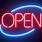 Glowing Open Sign Wallpaper Chill