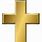 Gold Background with Cross