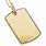 Gold Dog Tags for Men