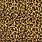 Gold Glitter Cheetah Print