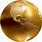 Gold Globe Clip Art