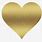 Gold Heart Graphic