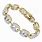Gold Link Diamond Bracelet