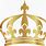 Gold Queen Crown Vector