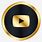 Gold YouTube Logo