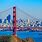 Golden Gate Bridge San Francisco Skyline