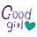 Good Girl Sticker