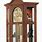Grandfather Clock with Shelves