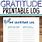Gratitude Log Printable