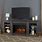 Gray Fireplace TV Stand