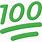 Green 100 Emoji