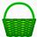 Green Basket Clip Art