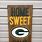 Green Bay Packers Wood Sign