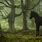Green Forest Horse Black