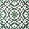 Green Patterned Floor Tile