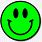 Green Smiley-Face Emoji