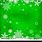 Green Snow Background