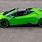 Green and Black Lamborghini Huracan Spyder