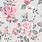 Grey and Pink Floral Wallpaper