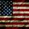 Grunge American Flag Background